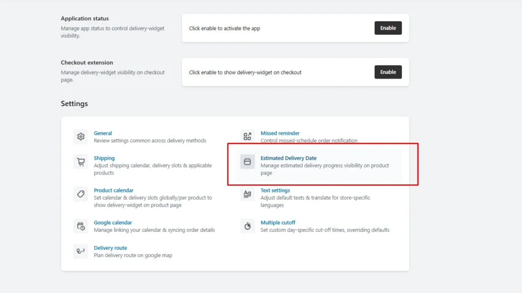 The estimated delivery date feature in Stellar The estimated delivery date feature in Stellar