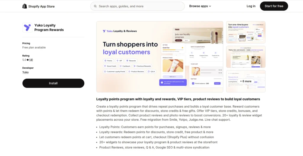 Yuko Loyalty Program Rewards Yuko Loyalty Program Rewards
