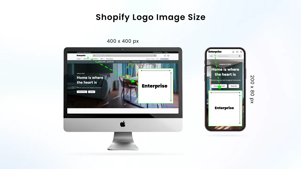 Shopify Logo Image Size Example