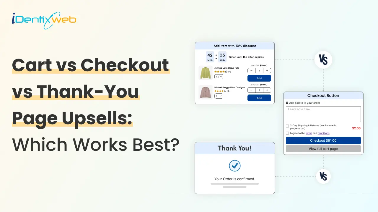 Upsell in Cart vs Checkout vs Thank You Page: What’s Best for You