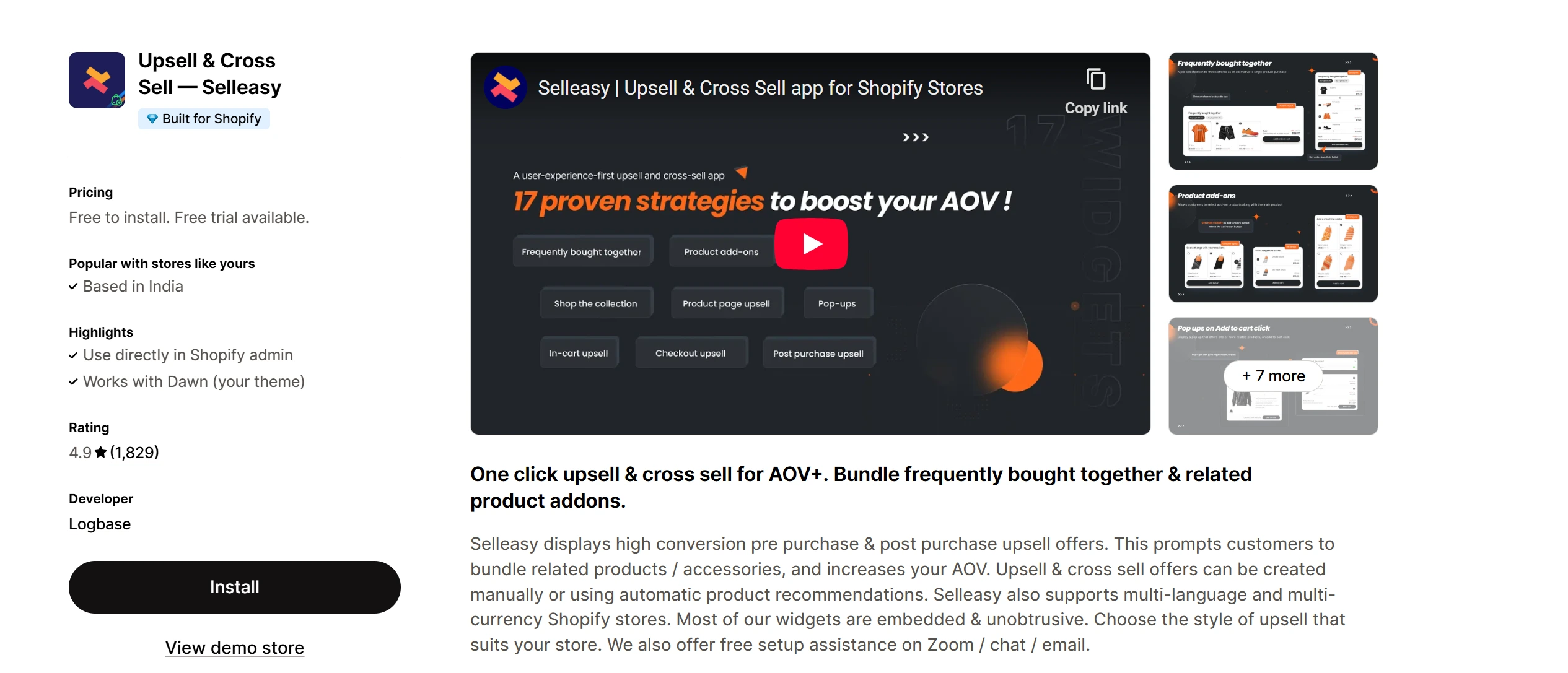 Upsell & Cross Sell — Selleasy