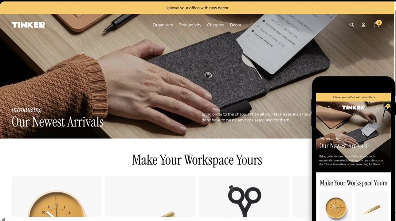 Tinker Shopify Theme