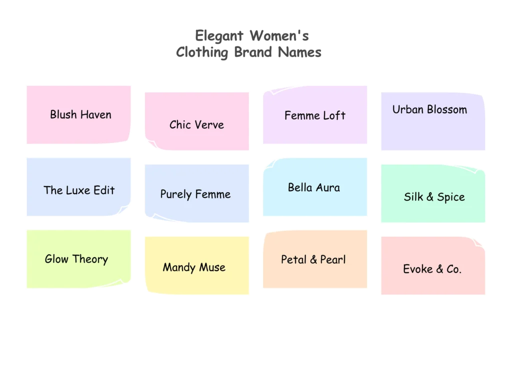 Women's Clothing Brand Name Ideas