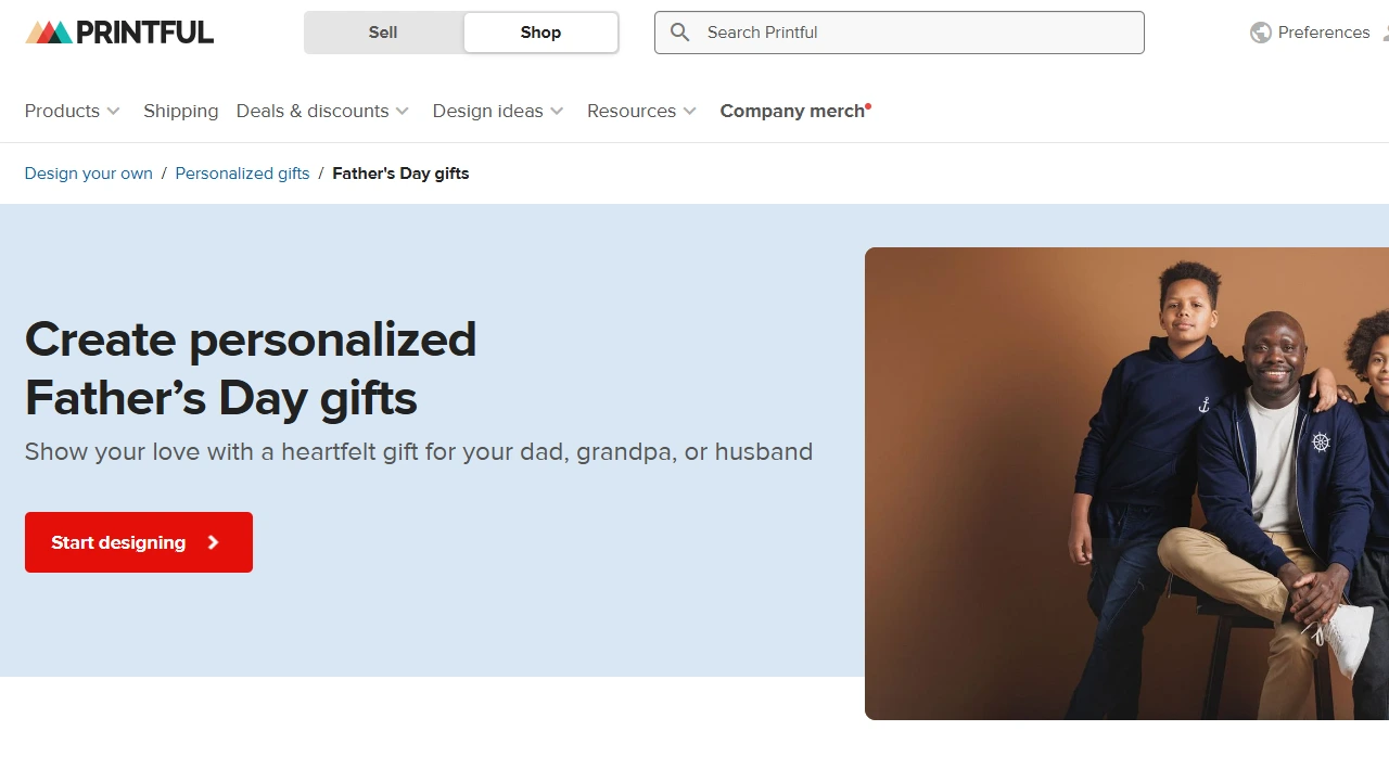 Create personalized Father's Day gifts with Printful