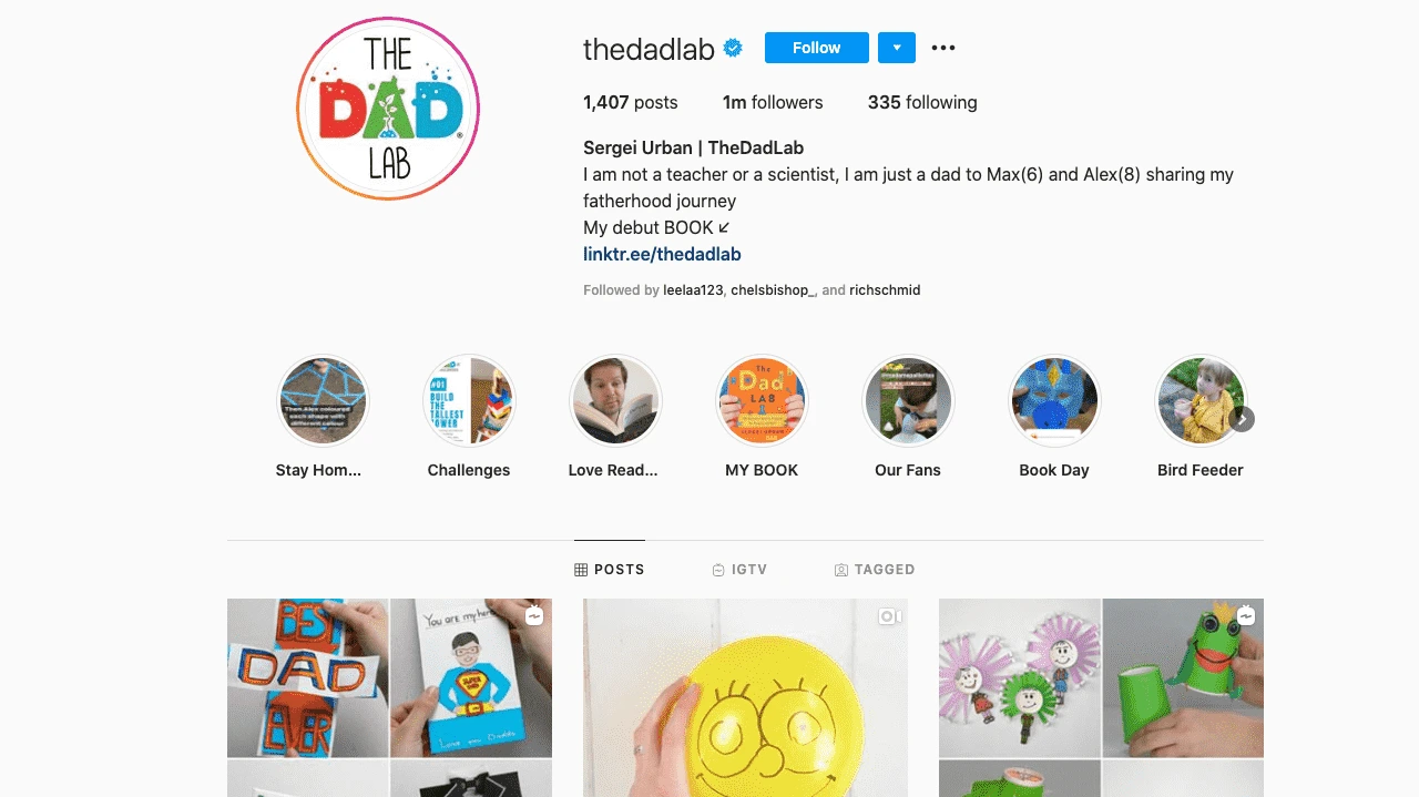 Father's Day influencer marketing idea