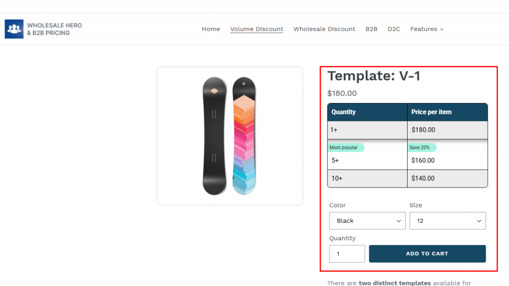 Wholesale app for Shopify