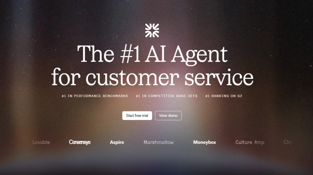 Fin AI by Intercom chatbot interface for ecommerce customer support