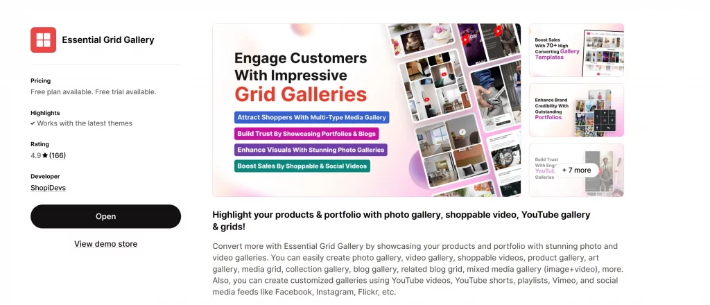 Essential Grid Gallery