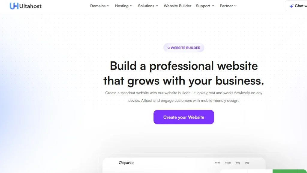Ultahost website builder Ultahost website builder