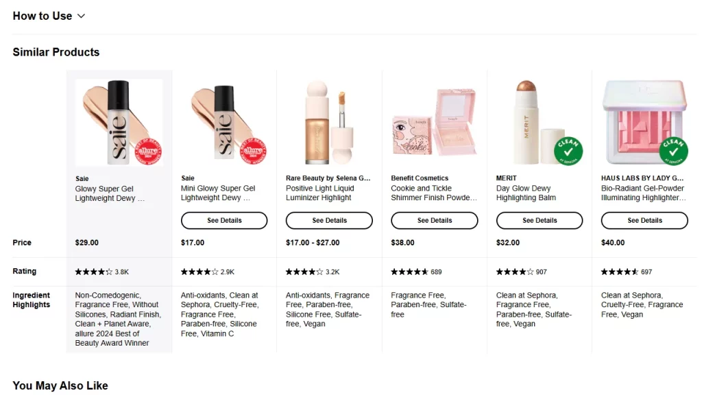 Example of shopping cart with a Topicals mystery discount based on skin concerns like dry skin, acne, and discoloration