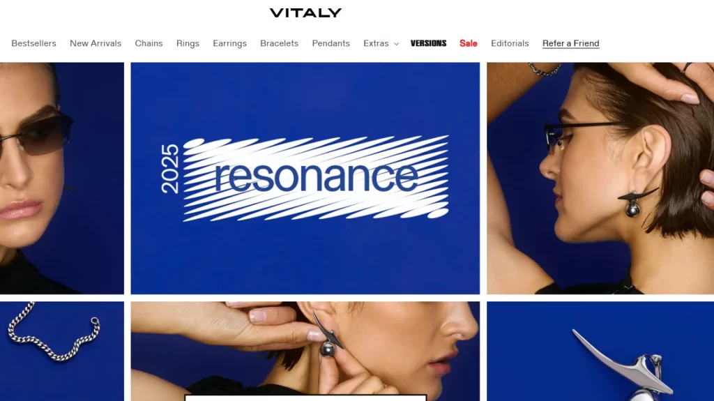 Vitaly website's home page