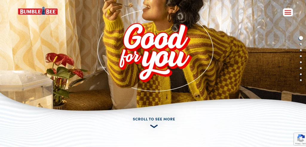 Bumble Bee Foods Shopify store example for seafood products and meal solutions