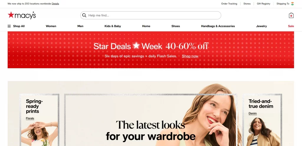 Flash sales for week 40-60% off