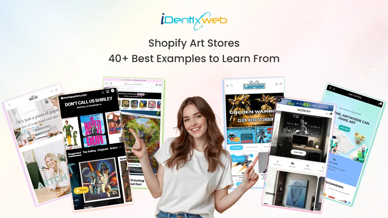 Shopify Art Stores: 40+ Stunning Examples to Learn From [2025]