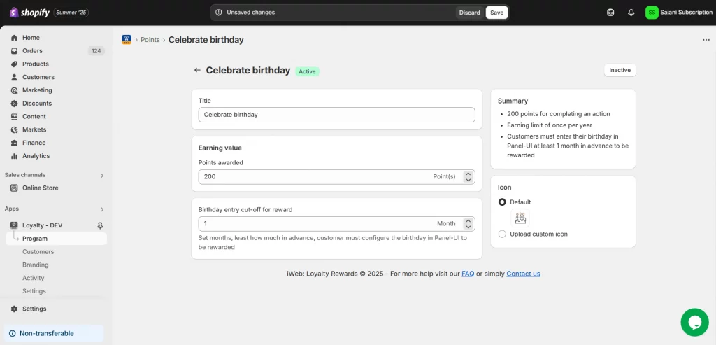 celebrate a birthday