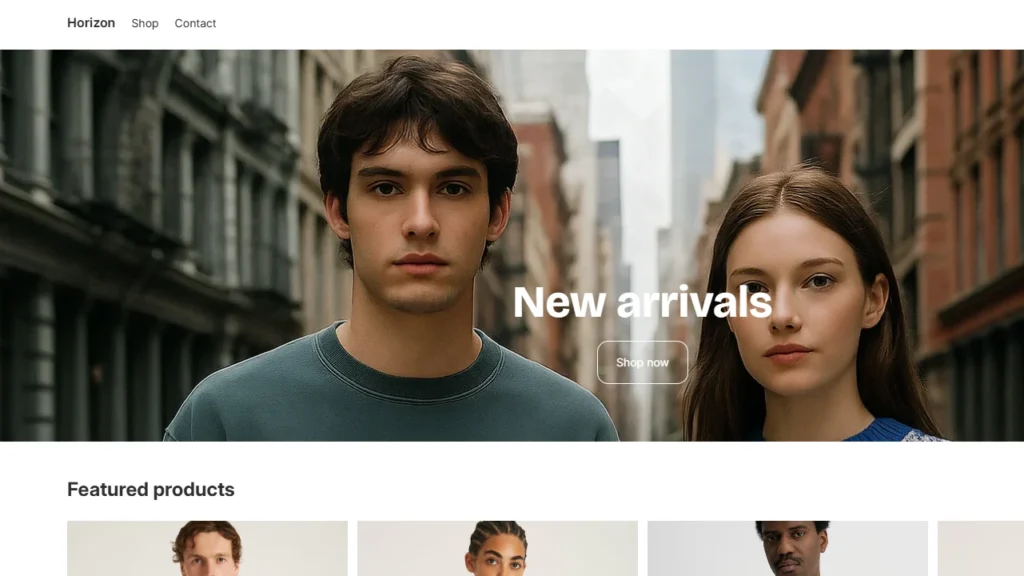 Horizon Shopify theme Horizon Shopify theme
