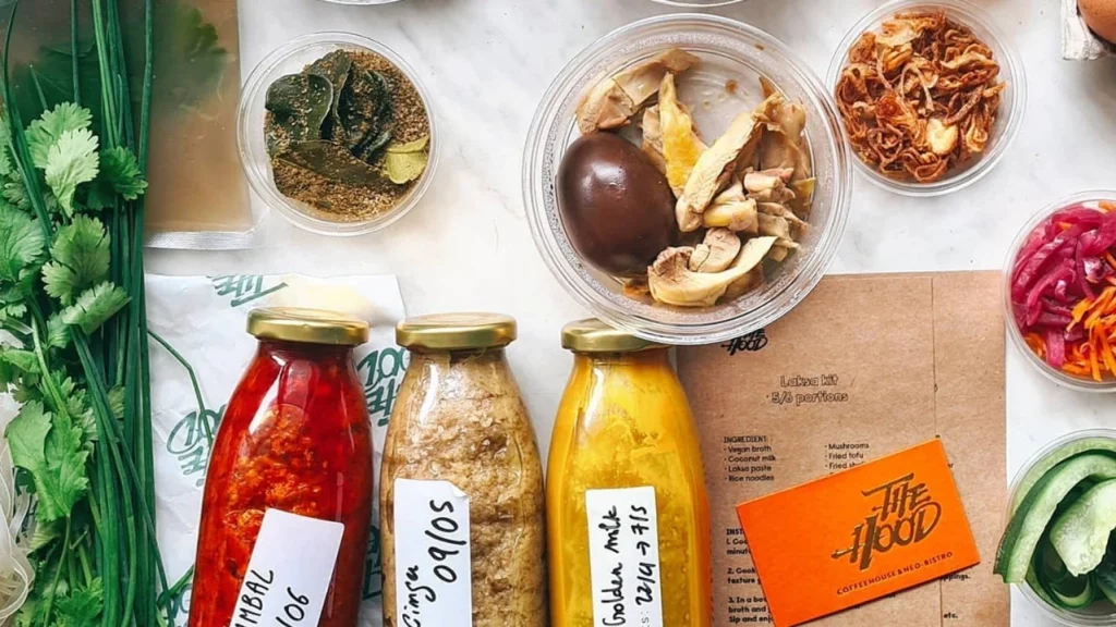 Food products in a meal kit business. 