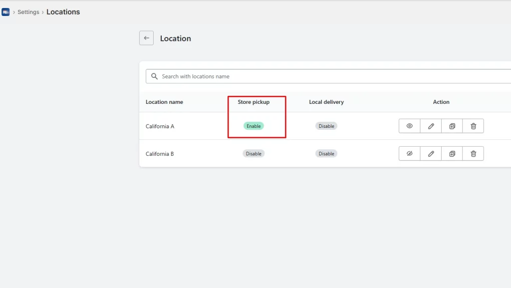 Store pickup and local delivery options in Stellar