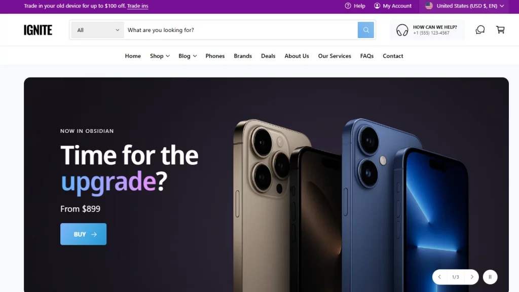 Demo page for Ignite, the Shopify theme for dropshipping stores. 