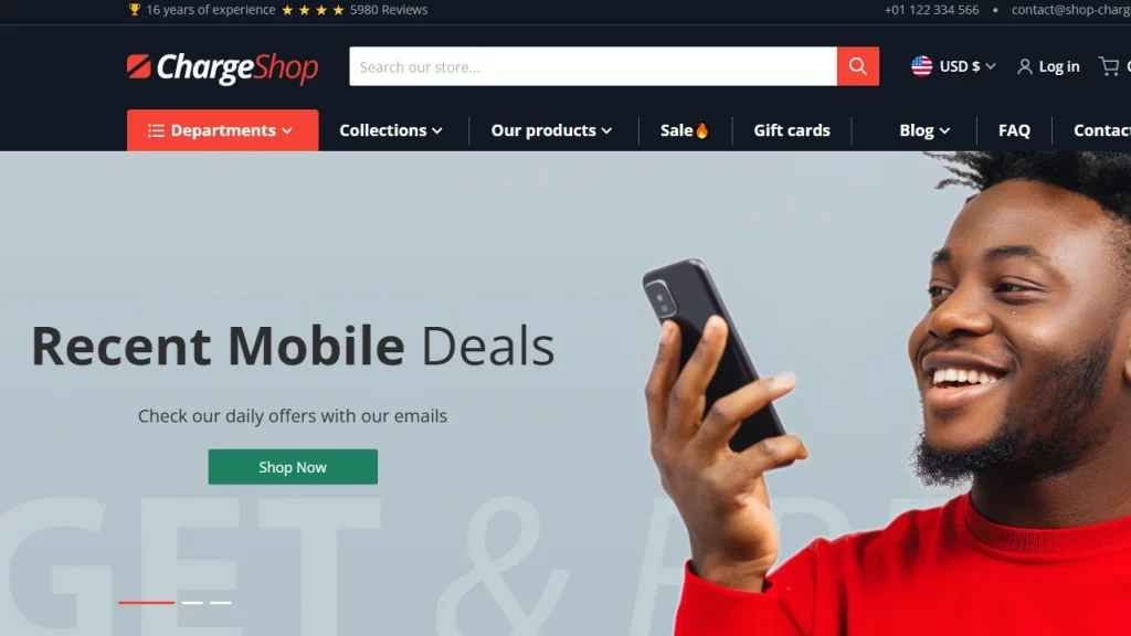 Demo page for Charge, the Shopify theme for dropshipping stores. 