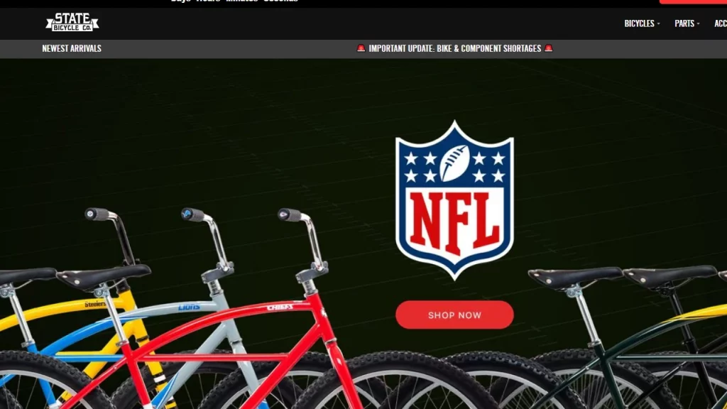 State Bicycle Co., a brand with a Shopify Plus website.