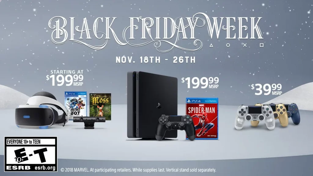 A PlayStation bundle during Black Friday week. 