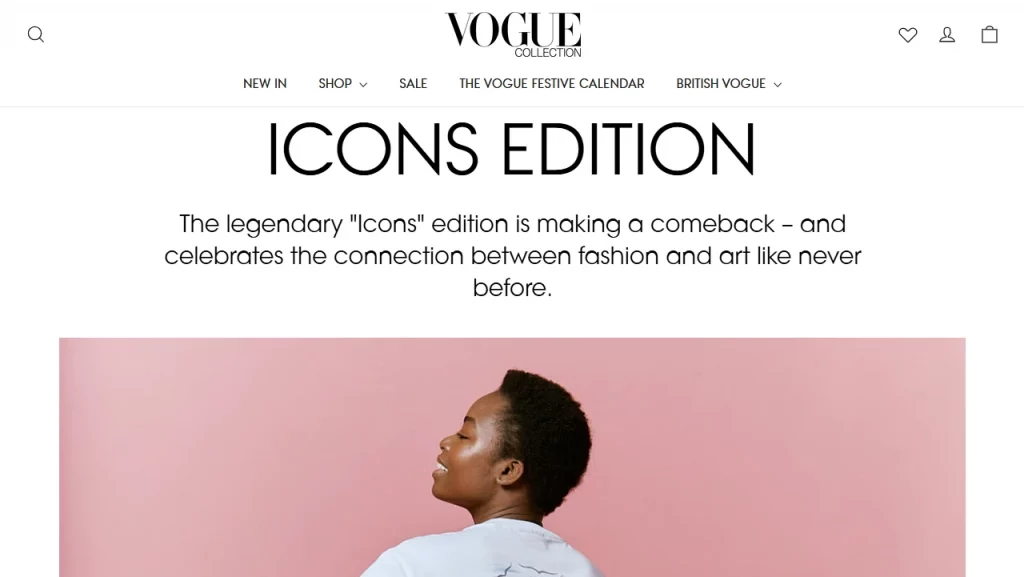 A lookbook of Vogue Collection. 