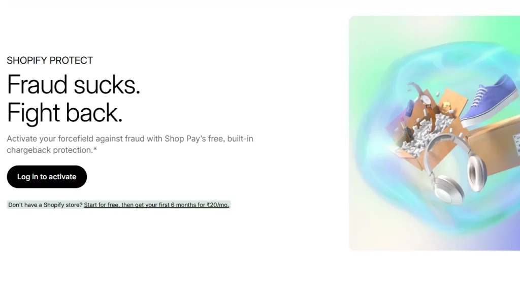 Shopify Protect - one of the solutions for e-commerce fraud prevention. 