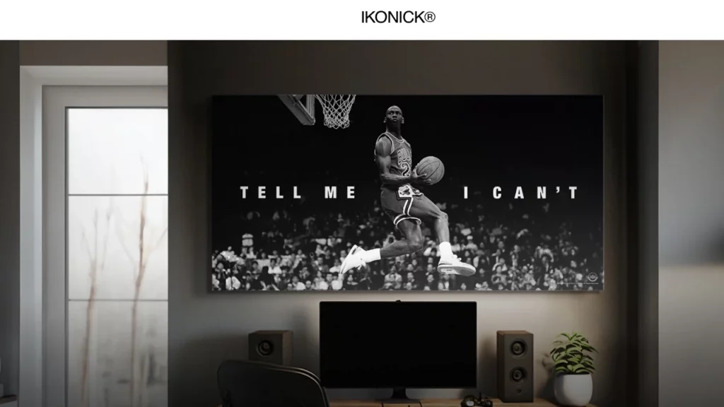IKONICK, one of the best Shopify art stores. 