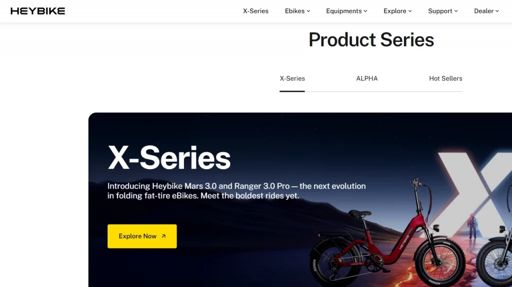HeyBike, a Shopify store using the Concept Shopify theme. 