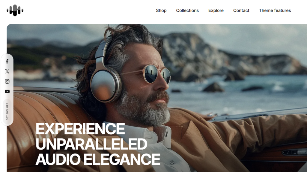 Default preset of the Concept Shopify theme. 