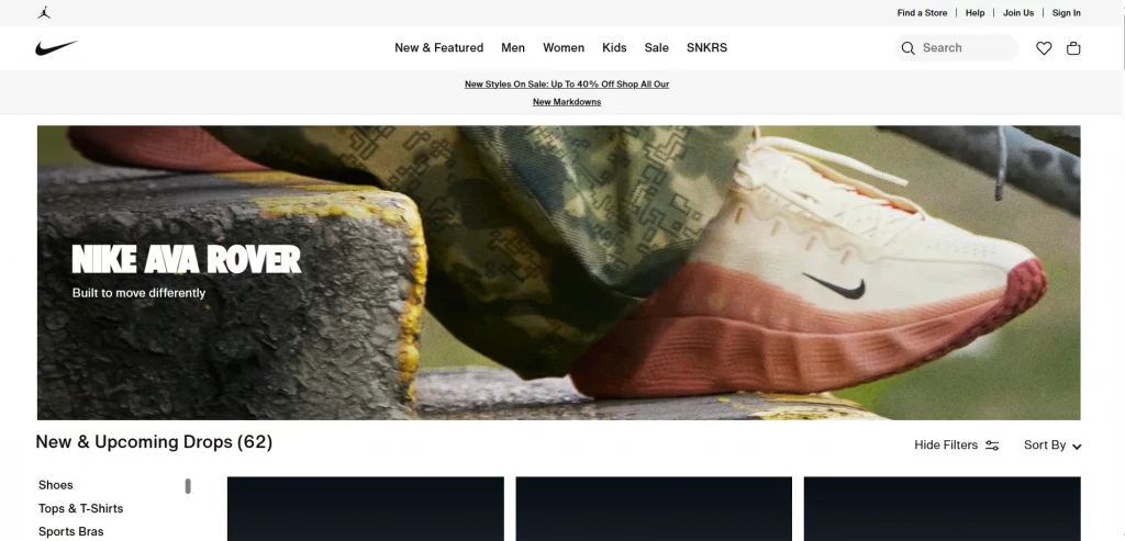 Nike App Exclusive Drops