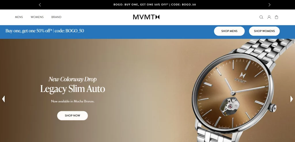 MVMT Watches Shopify Dropshipping Store 