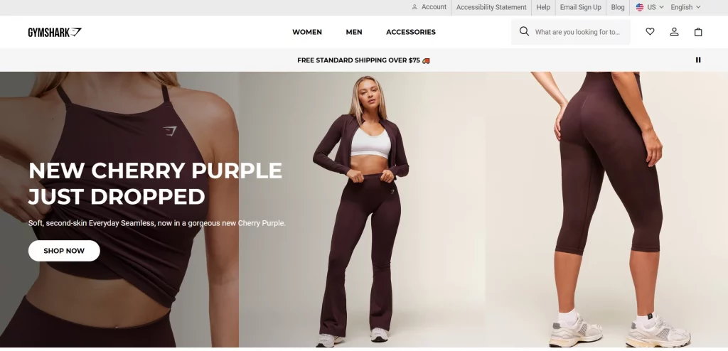 Gymshark Shopify Dropshipping Store 