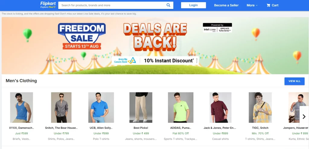 Flipkart Sale Today Offer