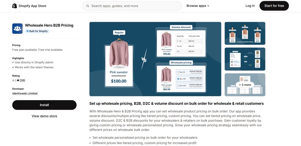 Wholesale Hero – B2B & Pricing
