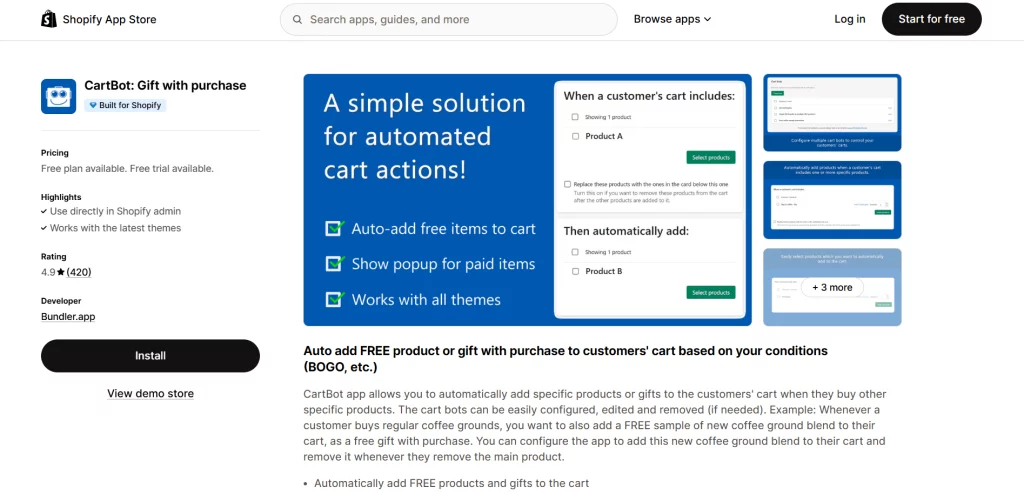 CartBot – Auto Add to Cart
