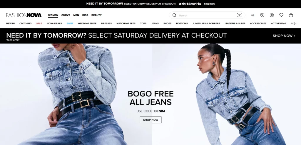 Fashion Nova Shopify Dropshipping Store 