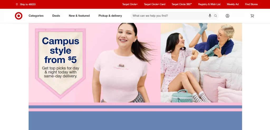 Target example of omnichannel retailing
