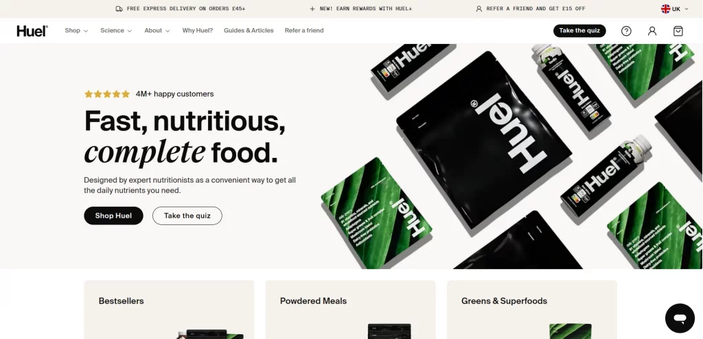 Huel Shopify Dropshipping Store 