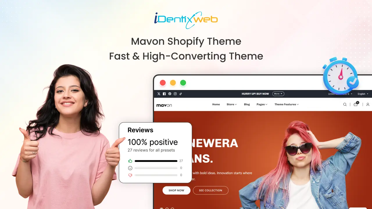 Shopify Mavon Theme: A Stylish Choice for Fashion & Clothing Stores