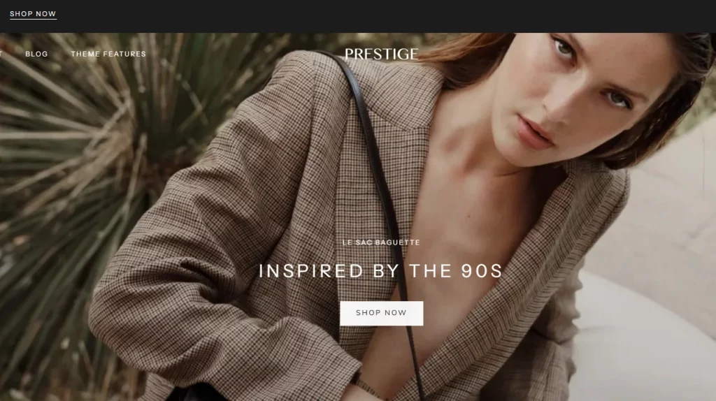 One of the fastest Shopify themes is, Prestige theme. 