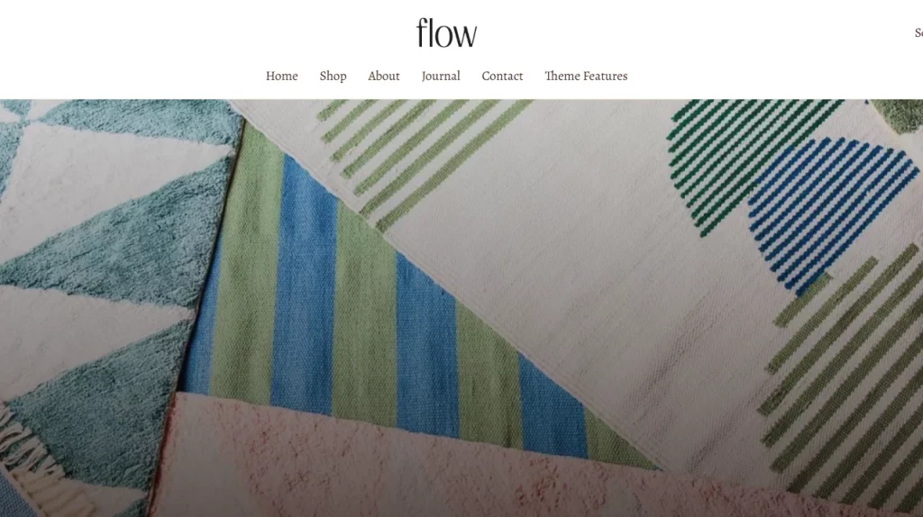 The Sanctuary preset of the Flow Shopify theme.