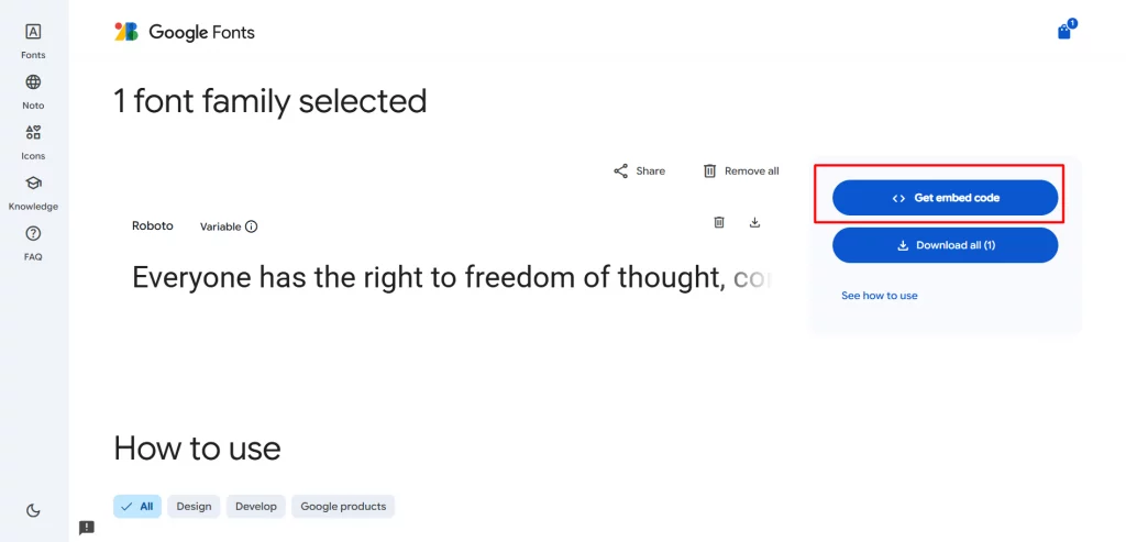 get embed code