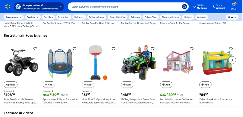 Feature Bestsellers on the Homepage