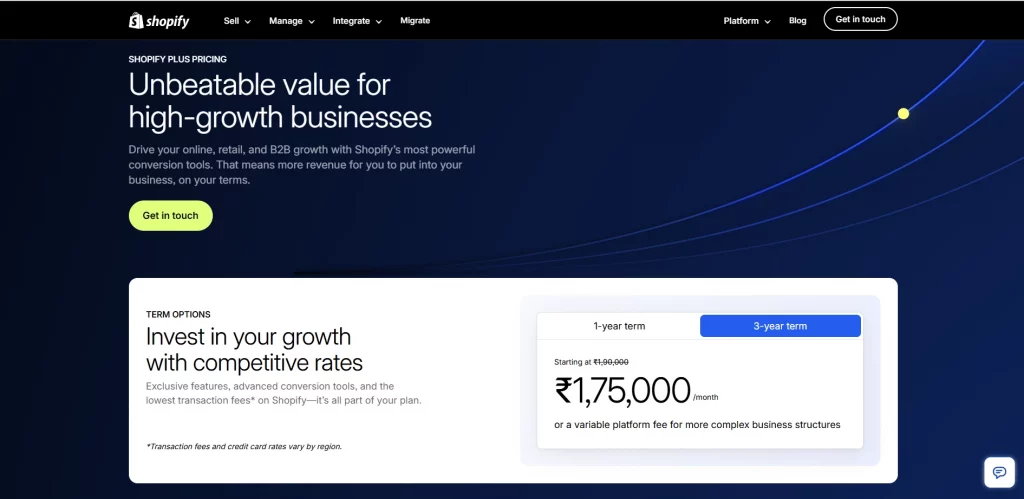Shopify Plus 