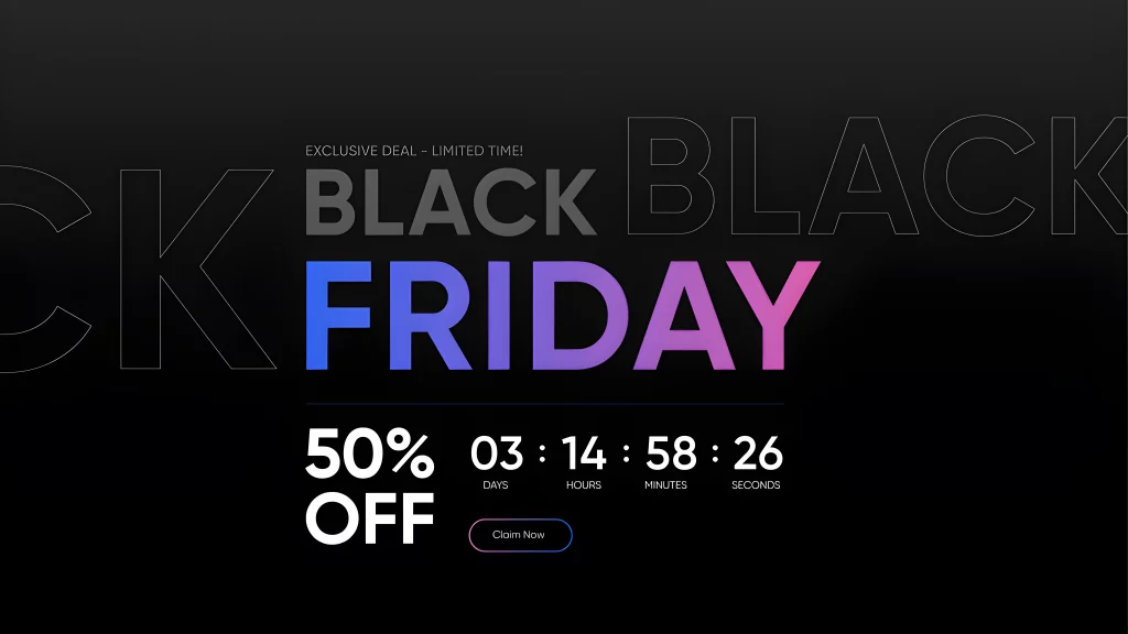 XPro Elementor Addons Black Friday Landing Page. 