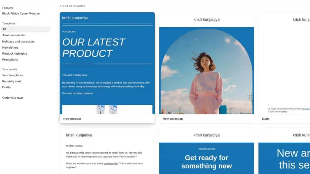 Select Your Newsletter Template
