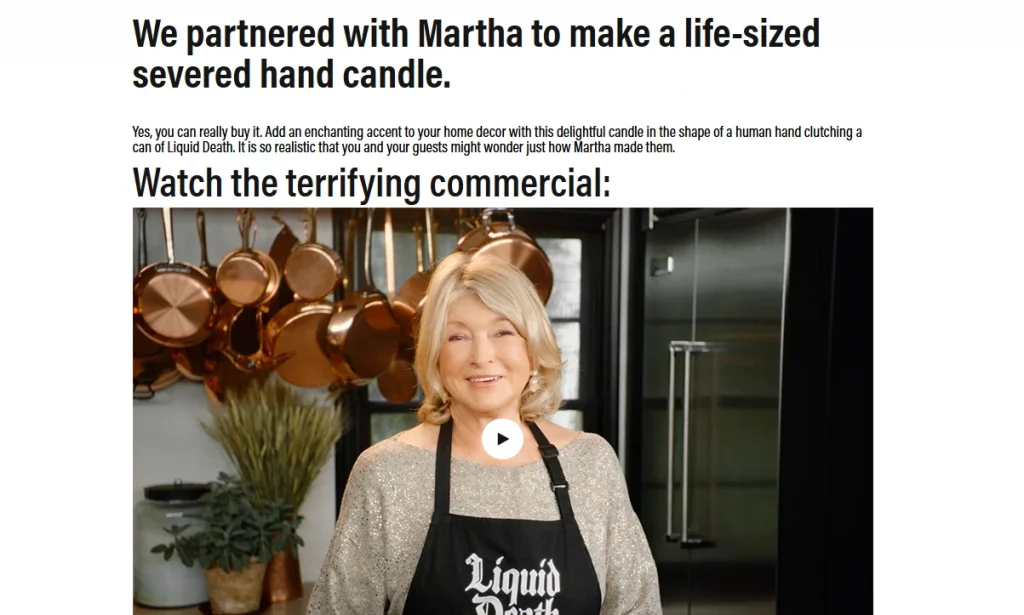 Liquid Death - Dismembered Hands