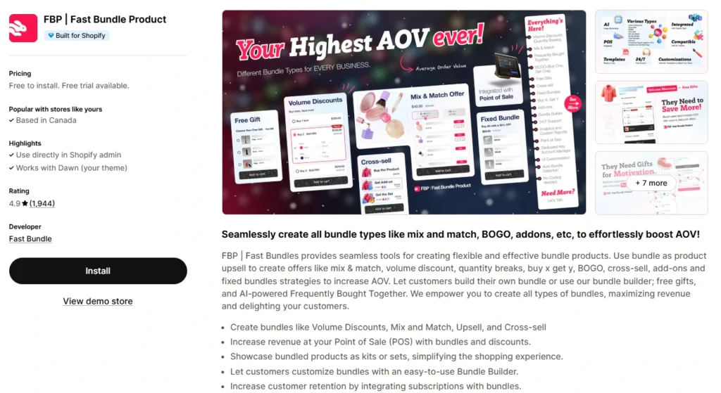 Fast Bundle Product, the Shopify bundle app Fast Bundle Product, the Shopify bundle app